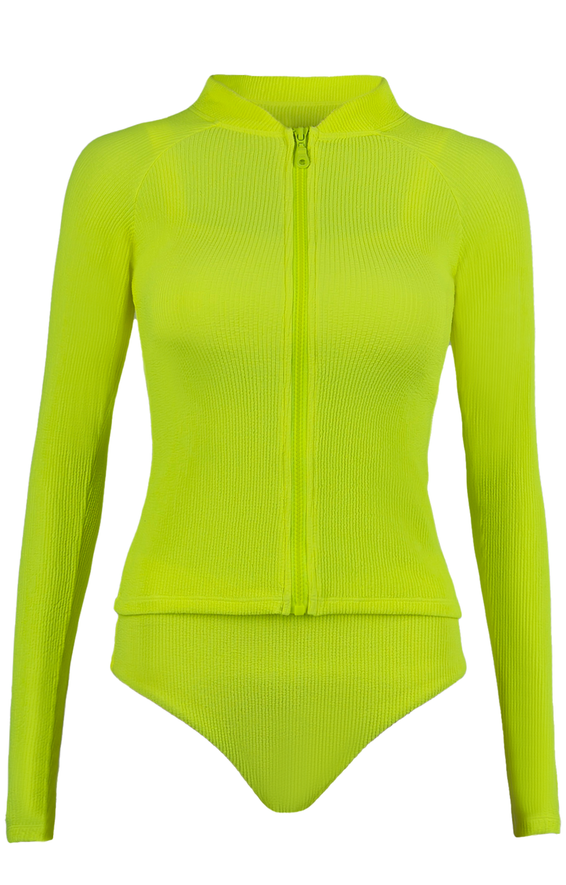 Ruffle Neon Swim Jacket