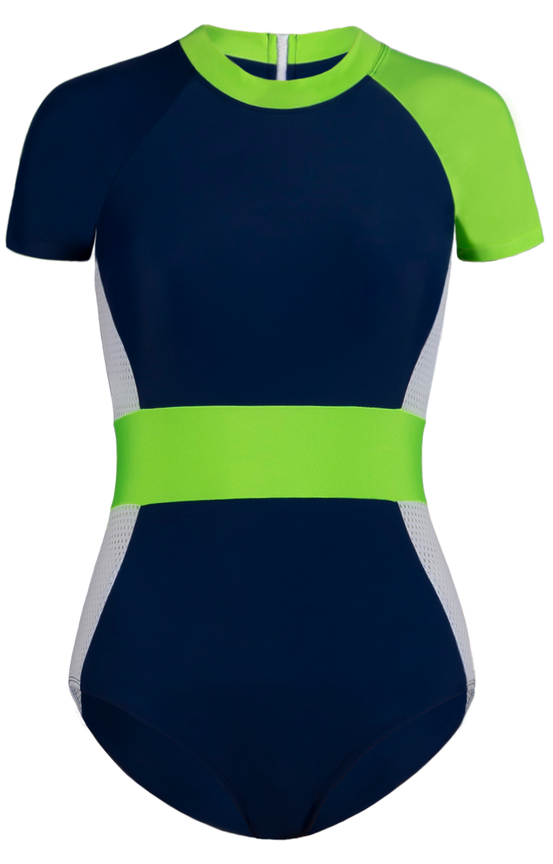Short Sleeve Tricolor Rashguard